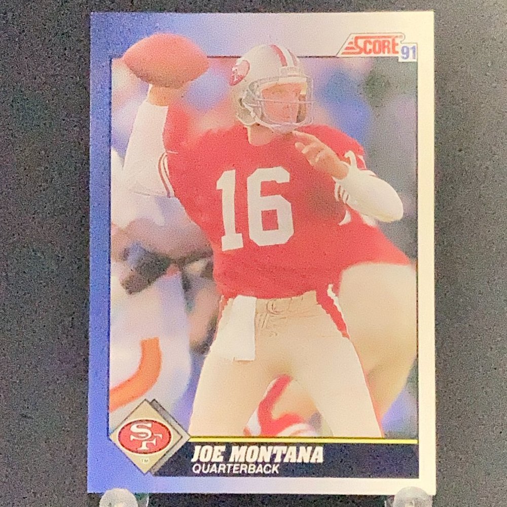 1991 Score  Joe Montana Football Card!!